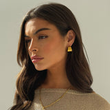GLOSSY HOOPS GOLD