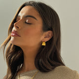 GLOSSY HOOPS GOLD