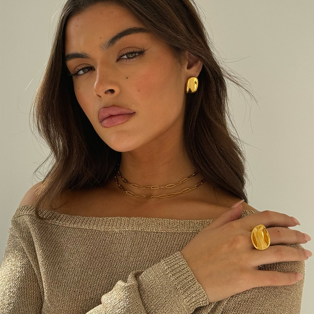 MIRROR RING GOLD
