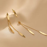 Gold Dakota Tassel Earrings
