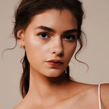 Gold Double Hoops