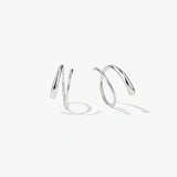 Gold Double Hoops