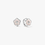 Mother of Pearl Flower Huggies