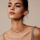 Edge Cross Necklace