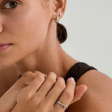 Pave Crossover Ring