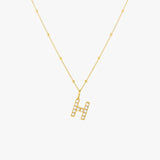 Pearl Initial Necklace
