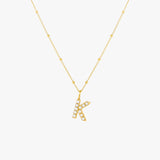 Pearl Initial Necklace