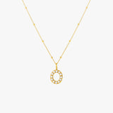 Pearl Initial Necklace