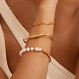 Dune Gold Cuff Bracelet