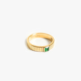 Chunky Emerald Ring