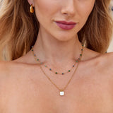 Lucia White Shell Pendant Necklace