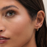 Mini Pearl Hoops