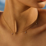 Triple Sparkle Choker