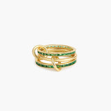 Anais Pavé Emerald Ring