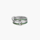 Anais Pavé Emerald Ring