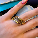 Ivana Minimalist Four Stacked Ring